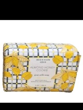 Beekman 1802 Almond Honey Cookie Goat Milk Soap Jumbo Size 9oz NIB